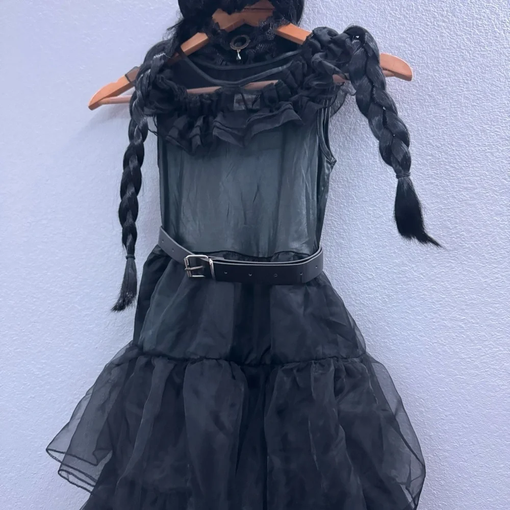 Spooktacular Creations Wednesday Prom Dress M (8-10)